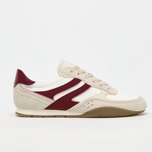 Zara Stylish Beige and Burgundy Sneakers